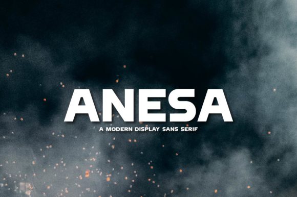 Anesa: A Bold Display Font Built for Digital Impact