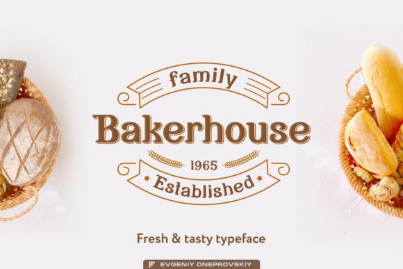Bakerhouse: The Vintage Font That Makes Your Small Business Look Professional