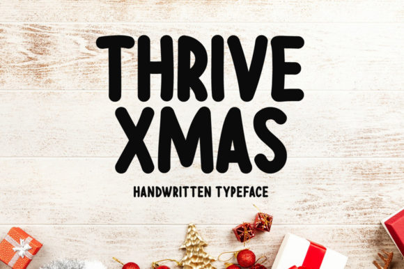 Bring Your Editorial Designs to Life with the Thrive Xmas Font