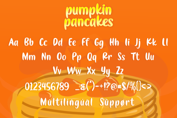 Bringing Warmth to Your Craft with Pumpkin Pancakes Font