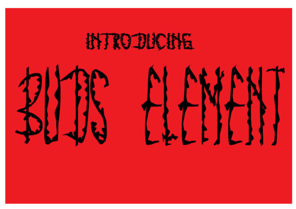 Buds Element: A Display Font I Actually Use