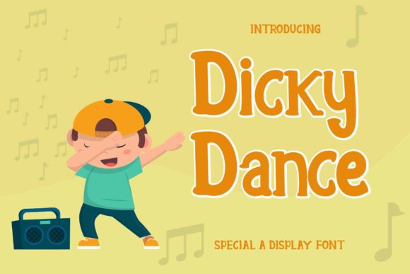 Dicky Dance: A Display Font Built for Digital Branding