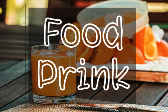 Food Drink Typeface: A Review for Editorial Design