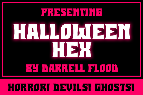 Halloween Hex: A Modern Gothic Font for Editorial Atmosphere