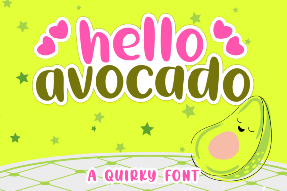 Hello Avocado Font: A Creative Partner for Your Handmade Shop