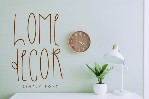 Home Decor Font: A Typeface for Building a Better Brand