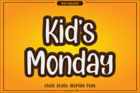 Kids Monday: A Display Font with Editorial Charm