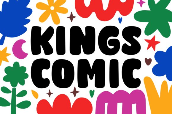 Kings Comic: A Bold Display Font for Modern Web Design