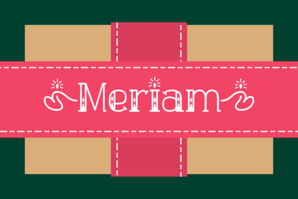 Meriam: A Modern Display Font for Digital Layouts