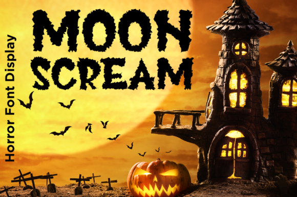 Moon Scream Font: A Display Typeface for Digital Impact