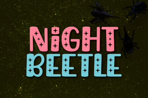 Night Beetle: A Chunky Display Font for Editorial Personality