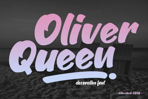 Oliver Queen: A Bold Display Font for Digital Branding