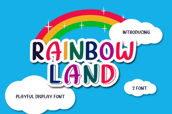 Rainbow Land: A Calm Font for Editorial Moments