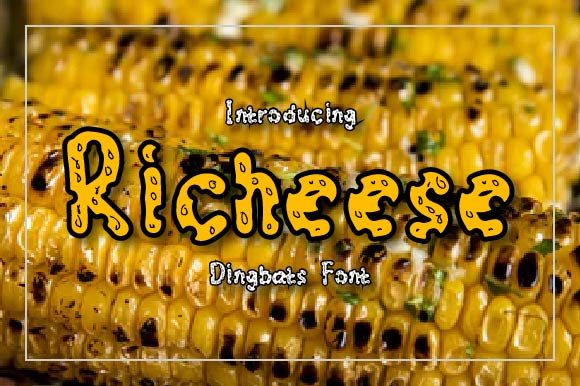 Richeese Font: A Quirky Display Typeface for Creative Branding