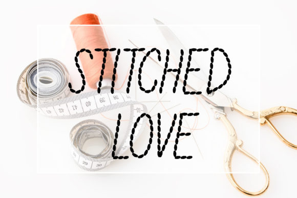 Stitched Love: The Playful Font That Makes Products Pop