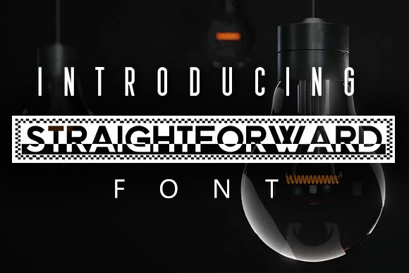 Straightforward: The Black & White Font for Clarity in Your Campaigns
