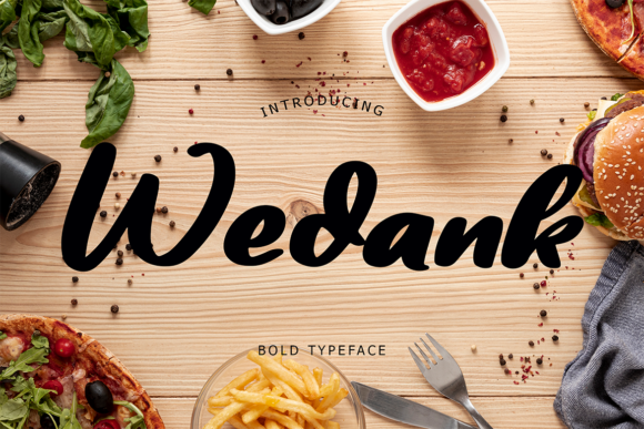 Wedank: A Bold Display Font for Modern Marketers