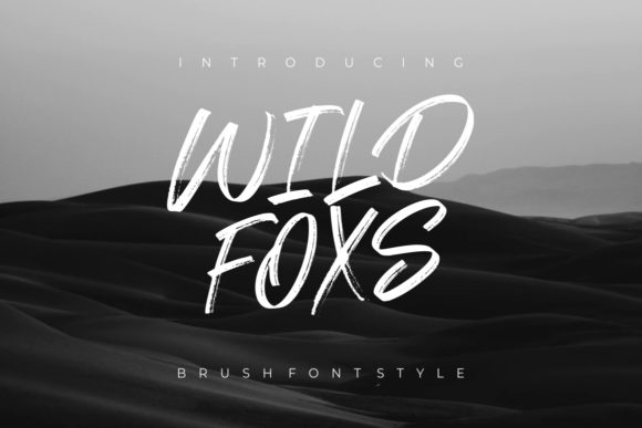 Wild Foxs Font: A Creative Typeface for Crafters and Product Creators