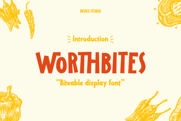 Worthbites Font: A Chunky Gem for Digital Designers